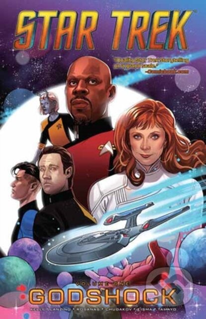 Kniha: Star Trek, Vol. 1: Godshock (Collin Kelly a Jackson Lanzing). Idea & Design Works, 2024 Kniha: Star Trek, Vol. 1: Godshock (Collin Kelly a Jackson Lanzing). Idea & Design Works, 2024