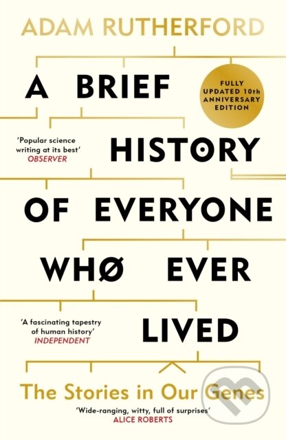 Kniha: A Brief History of Everyone Who Ever Lived (Adam Rutherford). Orion, 2026 Kniha: A Brief History of Everyone Who Ever Lived (Adam Rutherford). Orion, 2026