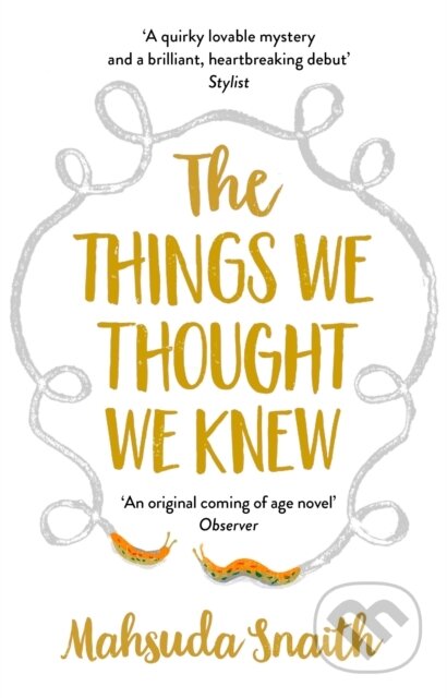 Kniha: The Things We Thought We Knew (Mahsuda Snaith). Black Swan, 2018 Kniha: The Things We Thought We Knew (Mahsuda Snaith). Black Swan, 2018