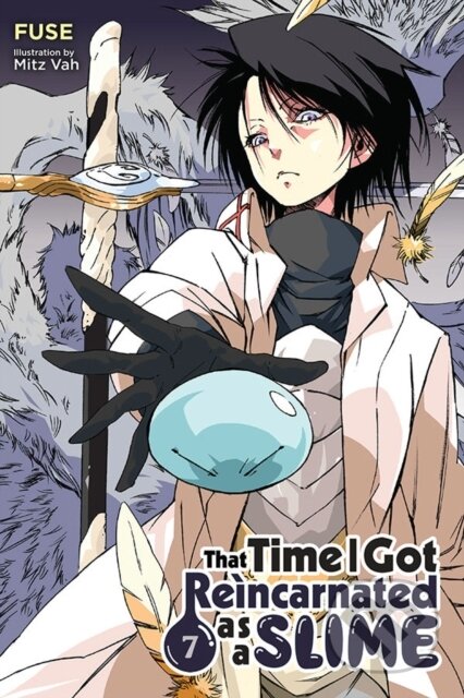 Kniha: That Time I Got Reincarnated as a Slime, Vol. 7 (light novel) (Fuse, Mitz Vah a Kevin Gifford). Yen Press, 2019 Kniha: That Time I Got Reincarnated as a Slime, Vol. 7 (light novel) (Fuse, Mitz Vah a Kevin Gifford). Yen Press, 2019