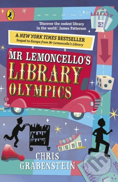Kniha: Mr Lemoncello's Library Olympics (Chris Grabenstein). Puffin Books, 2018 Kniha: Mr Lemoncello's Library Olympics (Chris Grabenstein). Puffin Books, 2018