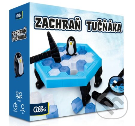 Spoločenská hra: Zachráň tučňiaka (Albi). Albi, 2026 Spoločenská hra: Zachráň tučňiaka (Albi). Albi, 2026