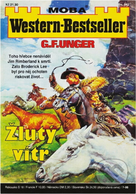 Kniha: Žlutý vítr (Gert F. Unger). Moba, 1998 Kniha: Žlutý vítr (Gert F. Unger). Moba, 1998