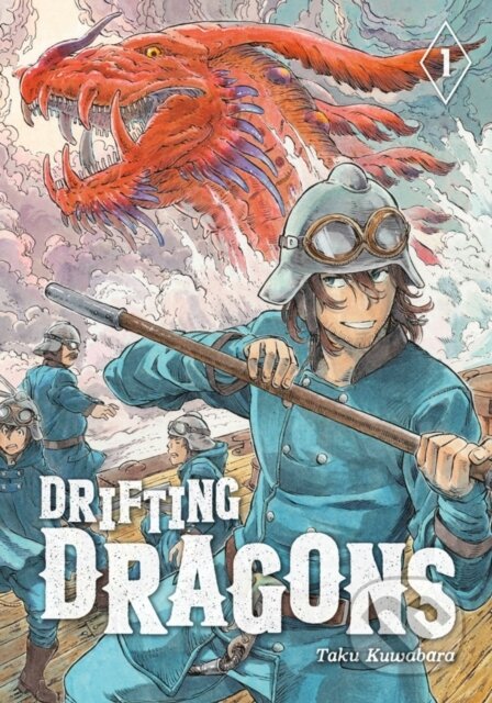 Kniha: Drifting Dragons 1 (Taku Kuwabara). Kodansha Comics, 2019 Kniha: Drifting Dragons 1 (Taku Kuwabara). Kodansha Comics, 2019