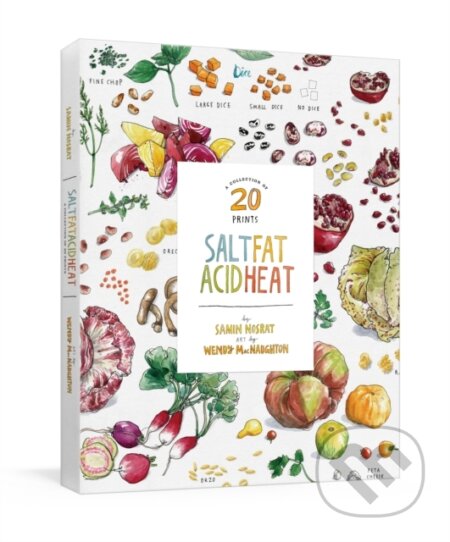 Kniha: Salt, Fat, Acid, Heat (Samin Nosrat). , 2019 Kniha: Salt, Fat, Acid, Heat (Samin Nosrat). , 2019