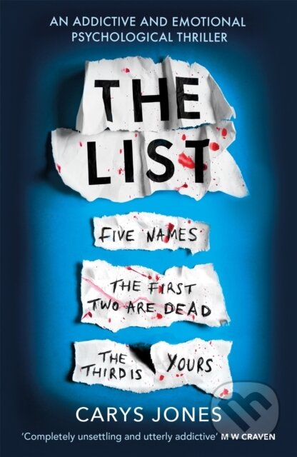 Kniha: The List (Carys Jones). Orion, 2020 Kniha: The List (Carys Jones). Orion, 2020