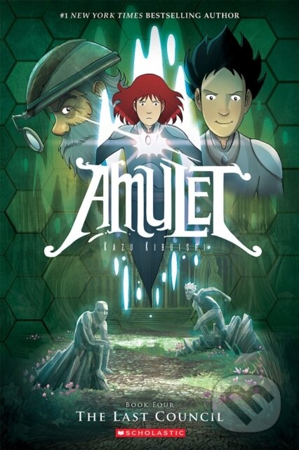 Kniha: Amulet: The Last Council (Kazu Kibuishi). Scholastic, 2018 Kniha: Amulet: The Last Council (Kazu Kibuishi). Scholastic, 2018