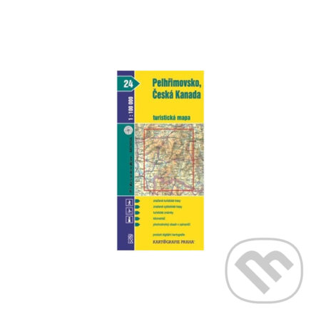 Kniha: 1:100T (24)-Pelhřimovsko,Česká Kanada (Kartografie Praha). Kartografie Praha Kniha: 1:100T (24)-Pelhřimovsko,Česká Kanada (Kartografie Praha). Kartografie Praha