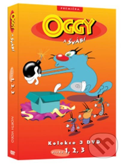 Oggy a švábi  Pack DVD 1 – 3, NORTH VIDEO, 2014