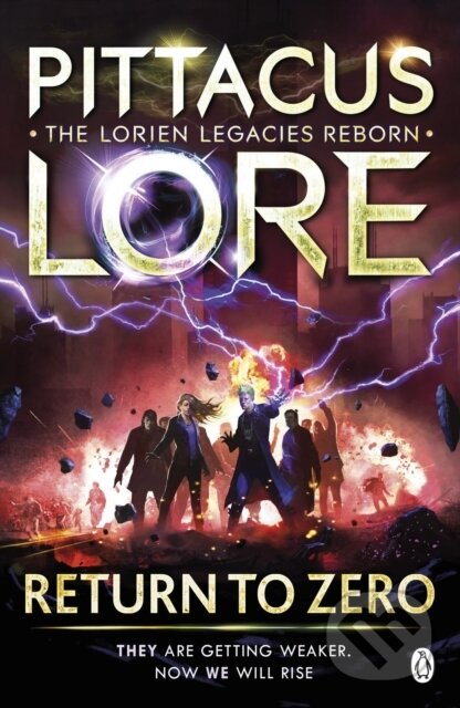Kniha: Return to Zero (Pittacus Lore). Penguin Books, 2019 Kniha: Return to Zero (Pittacus Lore). Penguin Books, 2019