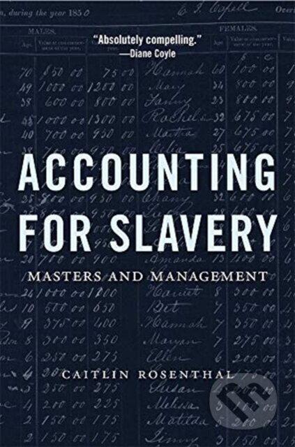 Kniha: Accounting for Slavery (Caitlin Rosenthal). Harvard University Press, 2019 Kniha: Accounting for Slavery (Caitlin Rosenthal). Harvard University Press, 2019