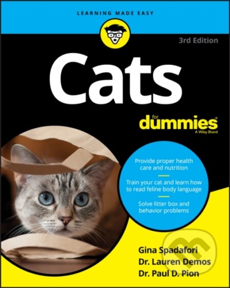 Kniha: Cats For Dummies (Gina Spadafori, Paul D. Pion a Lauren Demos). , 2020 Kniha: Cats For Dummies (Gina Spadafori, Paul D. Pion a Lauren Demos). , 2020