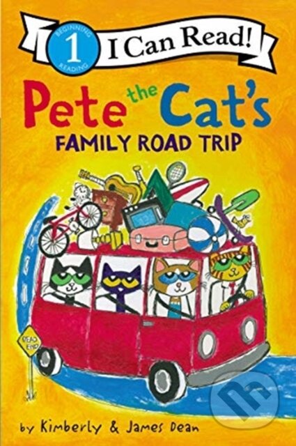 Kniha: Pete the Cat’s Family Road Trip (James Dean a Kimberly Dean). HarperCollins, 2020 Kniha: Pete the Cat’s Family Road Trip (James Dean a Kimberly Dean). HarperCollins, 2020