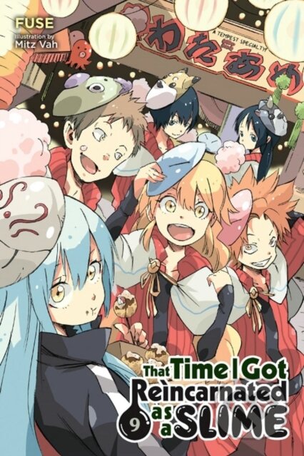 Kniha: That Time I Got Reincarnated as a Slime, Vol. 9 (light novel) (Fuse, Mitz Vah a Kevin Gifford). Yen Press, 2020 Kniha: That Time I Got Reincarnated as a Slime, Vol. 9 (light novel) (Fuse, Mitz Vah a Kevin Gifford). Yen Press, 2020