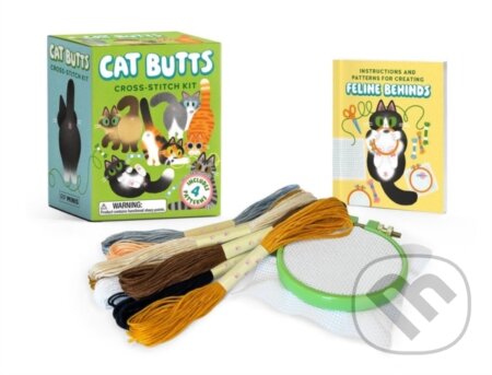Kniha: Cat Butts Cross-Stitch Kit (Dennis Caetano a Sosae Caetano). Running Press Kids, 2026 Kniha: Cat Butts Cross-Stitch Kit (Dennis Caetano a Sosae Caetano). Running Press Kids, 2026