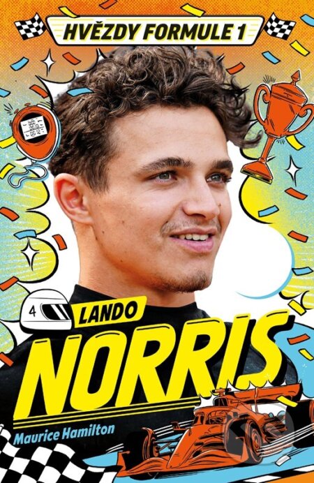 Kniha: Hvězdy formule 1 - Lando Norris (Maurice Hamilton). Nakladatelství Fragment, 2026 Kniha: Hvězdy formule 1 - Lando Norris (Maurice Hamilton). Nakladatelství Fragment, 2026