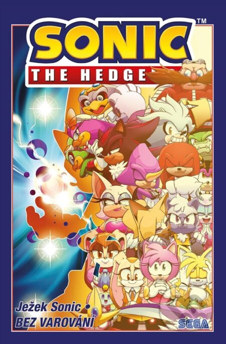 Kniha: Ježek Sonic 8: Bez varování (Ian Flynn). Alicanto, 2026 Kniha: Ježek Sonic 8: Bez varování (Ian Flynn). Alicanto, 2026