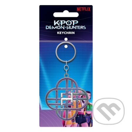 Kovová kľúčenka K-pop Demon Hunters (Merch). Merch, 2026 Kovová kľúčenka K-pop Demon Hunters (Merch). Merch, 2026