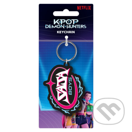 Kľúčenka gumová K-pop Demon Hunters, Saja Boys (Merch). Merch, 2026 Kľúčenka gumová K-pop Demon Hunters, Saja Boys (Merch). Merch, 2026
