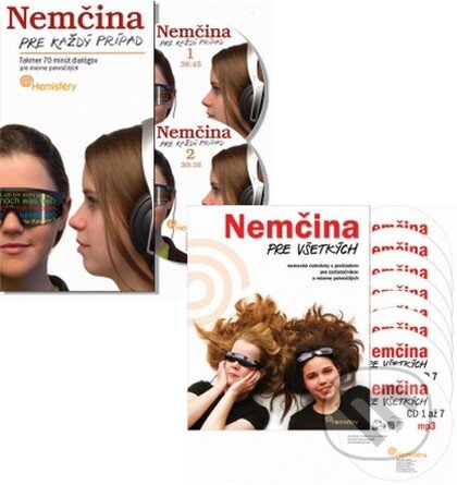 Nemčina pre všetkých + Nemčina pre každý prípad (Hemisféry). Hemisféry, 2008 Nemčina pre všetkých + Nemčina pre každý prípad (Hemisféry). Hemisféry, 2008