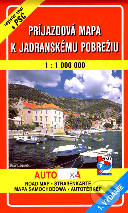 Príjazdová mapa k Jadranskému pobrežiu 1:1 000 000 (VKÚ Harmanec). VKÚ Harmanec, 2007 Príjazdová mapa k Jadranskému pobrežiu 1:1 000 000 (VKÚ Harmanec). VKÚ Harmanec, 2007