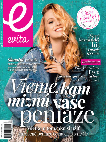 E-kniha: E-Evita magazín 04/2026 (MAFRA Slovakia). MAFRA Slovakia, 2026 E-kniha: E-Evita magazín 04/2026 (MAFRA Slovakia). MAFRA Slovakia, 2026