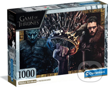 Puzzle: Puzzle Hra o trůny Fantasy koláž 1000 dílků (Clementoni). Clementoni, 2026 Puzzle: Puzzle Hra o trůny Fantasy koláž 1000 dílků (Clementoni). Clementoni, 2026