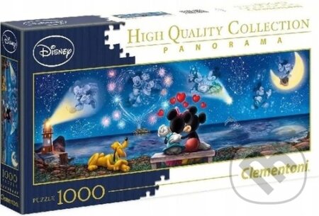 Puzzle: Panoramatické puzzle Mickey Minnie 1000 dílků (Clementoni). Clementoni, 2026 Puzzle: Panoramatické puzzle Mickey Minnie 1000 dílků (Clementoni). Clementoni, 2026