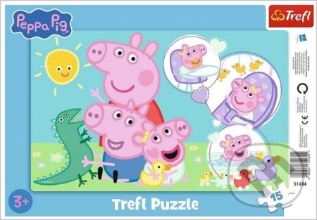 Puzzle: Puzzle Prasátko Peppa: Nejmilejší prasátko 15 dílků (Trefl). Trefl, 2026 Puzzle: Puzzle Prasátko Peppa: Nejmilejší prasátko 15 dílků (Trefl). Trefl, 2026