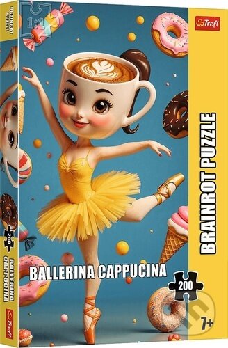 Puzzle: Puzzle Brainrot: Ballerina Cappucina 200 dílků (Trefl). Trefl, 2026 Puzzle: Puzzle Brainrot: Ballerina Cappucina 200 dílků (Trefl). Trefl, 2026