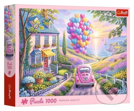 Puzzle: Puzzle Romantická jízda 1000 dílků (Trefl). Trefl, 2026 Puzzle: Puzzle Romantická jízda 1000 dílků (Trefl). Trefl, 2026