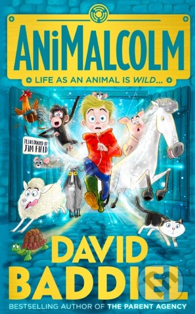 Kniha: AniMalcolm (David Baddiel). HarperCollins, 2017 Kniha: AniMalcolm (David Baddiel). HarperCollins, 2017