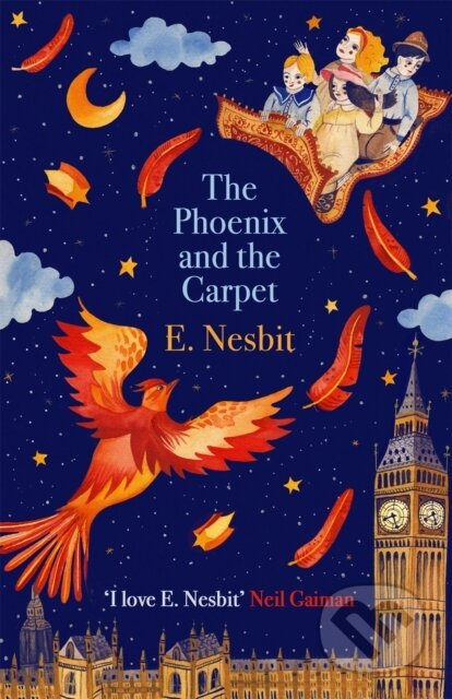 Kniha: The Phoenix and the Carpet (E. Nesbit). Virago, 2017 Kniha: The Phoenix and the Carpet (E. Nesbit). Virago, 2017