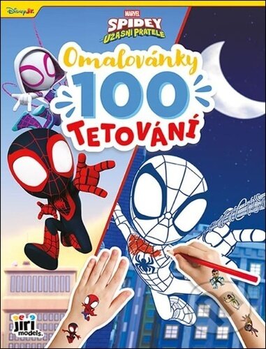 Omalovánky a 100 tetování: Spidey (Jiří Models). Jiří Models, 2026 Omalovánky a 100 tetování: Spidey (Jiří Models). Jiří Models, 2026