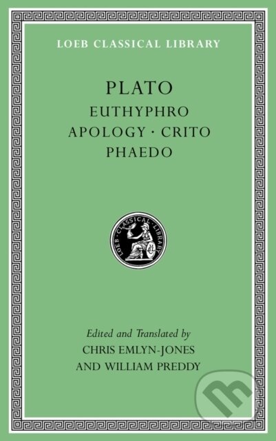 Kniha: Euthyphro. Apology. Crito. Phaedo (Plato). Harvard University Press, 2017 Kniha: Euthyphro. Apology. Crito. Phaedo (Plato). Harvard University Press, 2017