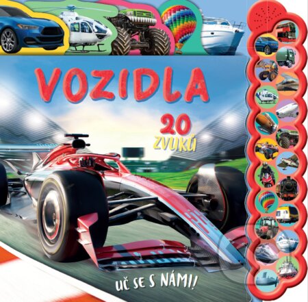 Kniha: Uč se s námi!: Vozidla - 20 zvuků (Klub čtenářů). Klub čtenářů, 2026 Kniha: Uč se s námi!: Vozidla - 20 zvuků (Klub čtenářů). Klub čtenářů, 2026