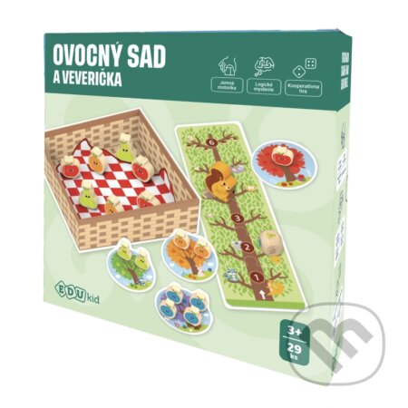 Spoločenská hra: Hra Ovocný sad a veverička (Edukid). Edukid Spoločenská hra: Hra Ovocný sad a veverička (Edukid). Edukid