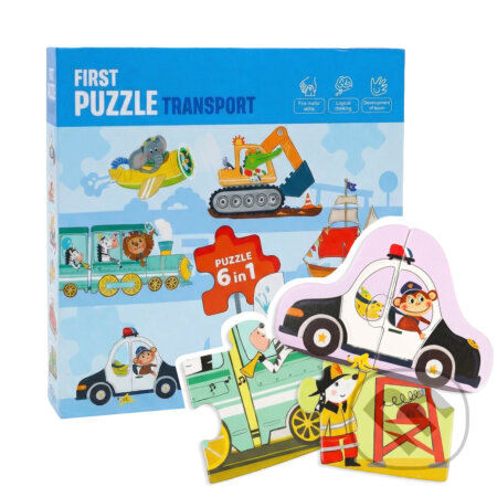 Puzzle: Prvé puzzle Doprava 6v1 (Edukid). Edukid, 2025 Puzzle: Prvé puzzle Doprava 6v1 (Edukid). Edukid, 2025