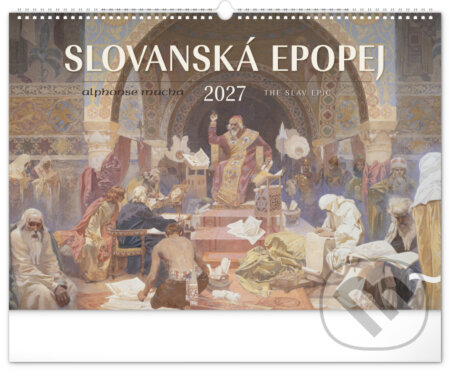 NOTIQUE Nástěnný kalendář Slovanská epopej 2027 (Notique). Notique, 2026 NOTIQUE Nástěnný kalendář Slovanská epopej 2027 (Notique). Notique, 2026