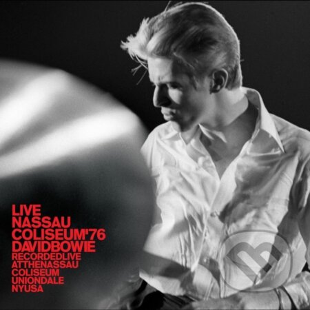 Hudobné CD: David Bowie: Live (Nassau Coliseum ´76) (Warner Music). Warner Music, 2025 Hudobné CD: David Bowie: Live (Nassau Coliseum ´76) (Warner Music). Warner Music, 2025