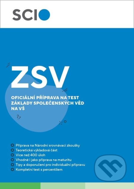 Kniha: Cvičebnice ZSV (SCIO). SCIO, 2026 Kniha: Cvičebnice ZSV (SCIO). SCIO, 2026