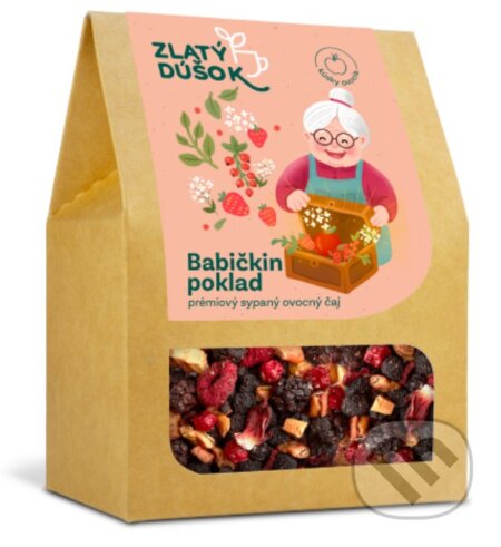 Kávy a čaje: Zlatý Dúšok - Babičkin poklad (Zlaté Zrnko). Zlaté Zrnko Kávy a čaje: Zlatý Dúšok - Babičkin poklad (Zlaté Zrnko). Zlaté Zrnko