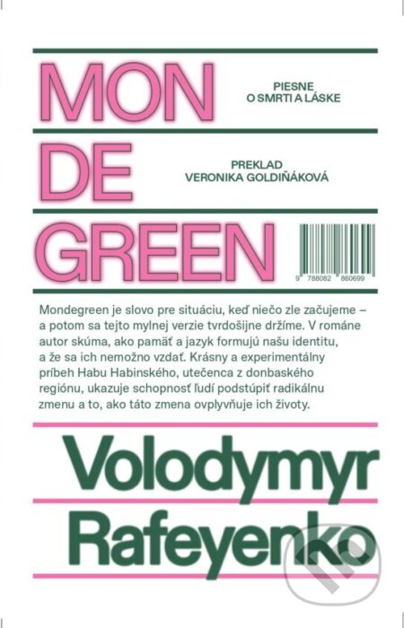 Kniha: Mondegreen (Volodymyr Rafeyenko). BRAK, 2026 Kniha: Mondegreen (Volodymyr Rafeyenko). BRAK, 2026