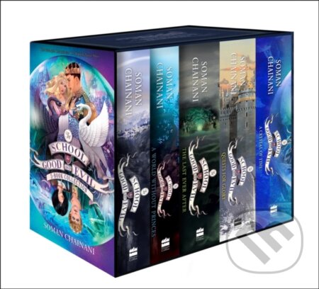 Kniha: The School for Good and Evil Collection (Books 1-5) (Soman Chainani). HarperCollins, 2019 Kniha: The School for Good and Evil Collection (Books 1-5) (Soman Chainani). HarperCollins, 2019
