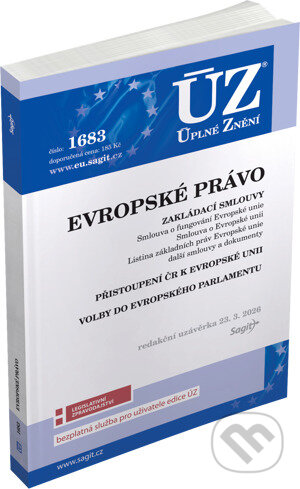Kniha: ÚZ č.1683 - Evropské právo (Sagit). Sagit, 2026 Kniha: ÚZ č.1683 - Evropské právo (Sagit). Sagit, 2026