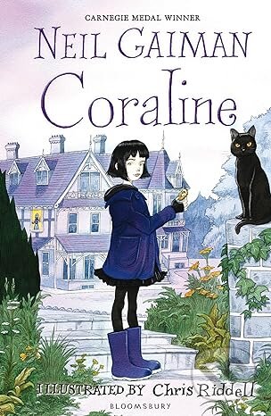 Kniha: Coraline (Neil Gaiman). Bloomsbury, 2013 Kniha: Coraline (Neil Gaiman). Bloomsbury, 2013