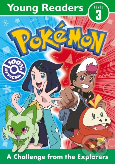 Kniha: Pokemon Young Readers Level 3: A Challenge from the Explorers (Pokemon). HarperCollins Publishers, 2026 Kniha: Pokemon Young Readers Level 3: A Challenge from the Explorers (Pokemon). HarperCollins Publishers, 2026