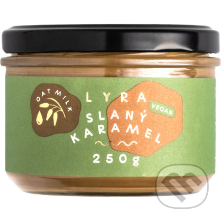Kávy a čaje: LYRA Nátierka Slaný karamel VEGAN (Lyra). Lyra, 2026 Kávy a čaje: LYRA Nátierka Slaný karamel VEGAN (Lyra). Lyra, 2026
