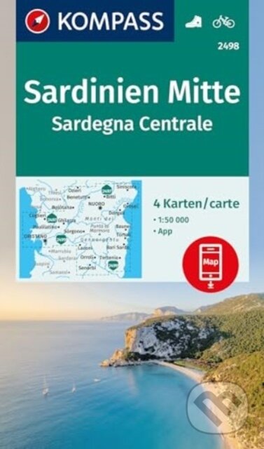 Sardínia stred 1: 50 000 (Kompass). Kompass, 2024 Sardínia stred 1: 50 000 (Kompass). Kompass, 2024