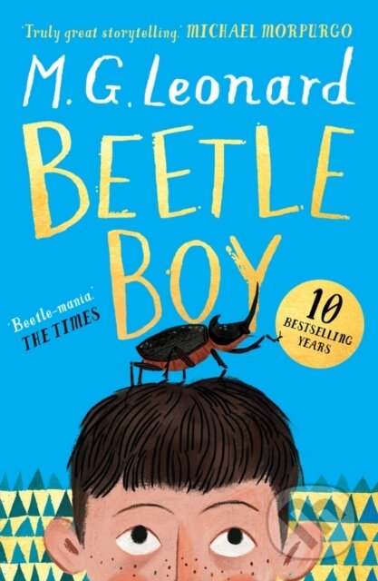 Kniha: Beetle Boy (reissue) (M.G. Leonard). Chicken House, 2026 Kniha: Beetle Boy (reissue) (M.G. Leonard). Chicken House, 2026